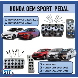 แป้นเหยียบเบรก OEM สําหรับ HONDA CIVIC FC 2016-2021 CIVIC FE 2022 HRV CITY 2014-2019 GM6 FL JAZZ 2014-2019