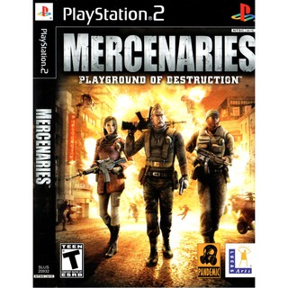 แผ่นเกมส์ Mercenaries Playground of Destruction PS2 Playstation2  คุณภาพสูง ราคาถูก