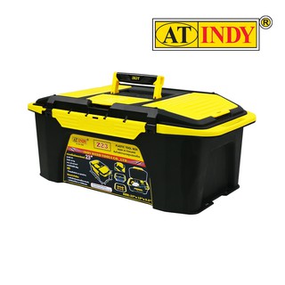 AT INDY Good Quality Multipurpose Tool Box ผลิตจากพลาสติกคุณภาพดี ตกไม่แตก แข็งแรงทนทาน กล่องเครื่องมืออเนกประสงค์ Z23