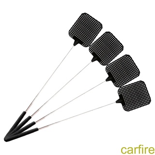 [carfire]4 Pcs Plastic Telescopic Extendable Fly Swatter Stainless Steel Telescopic Rod Flapper Mosquito Bug Swatter