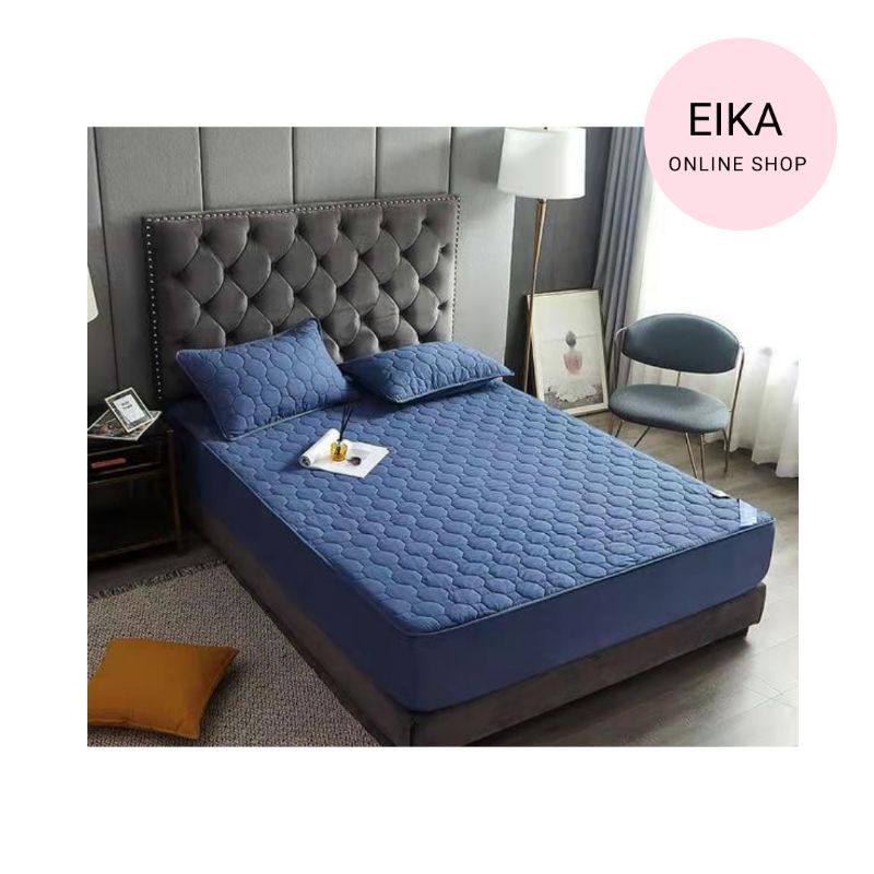 CADAR HILTON VIRAL ANTI KEDUT ผ้าปูที่นอนฟรี 2 ชิ้น PILLOW CASE ที่นอน Cott