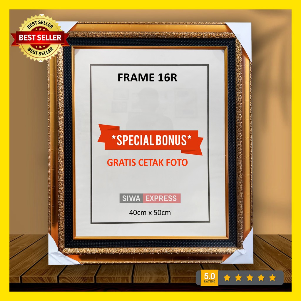 16R PHOTO FRAME + ฟรี 16R SIZE PHOTO PRINTING (40x50) DOUBLE FRAME