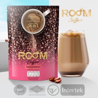 พร้อมส่ง ☕Room Coffee รวมสิ่งดีๆ ไว้ในซองเดียว ใช้สารให้ความหวานแทนน้ำตาล ใช้น้ำมันรำข้าวเป็นครีมเทียมเพื่อสุขภาพ