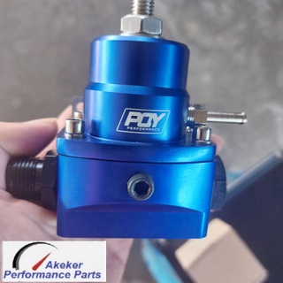 GF20 PQY AN8 High Pressure Fuel Regulator w/ boost - 8AN 8/8/6 EFI Fuel Pressure Regulator with gauge เร็กกูเรเตอร์