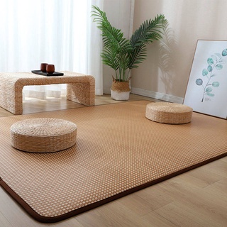 พรมปูพื้น⌵ พรมหวายญี่ปุ่นพรมห้องนั่งเล่นห้องนอนระเบียง tatami เสื่อห้องฤดูร้อนข้างเตียงคลานเสื่อ