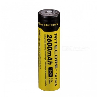 ถ่านชาร์จ Nitecore 18650 2600mAh 3.7V (NL1826R) ชาร์จผ่าน USB แพค 1 ก้อน ของแท้