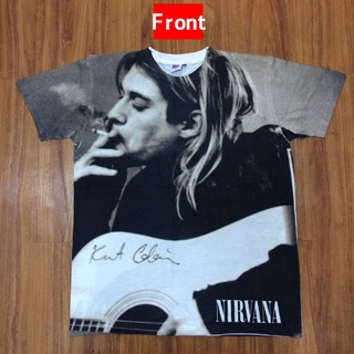 เสื้อยืด พิมพ์ลาย Nirvana KURT COBAIN AOP สไตล์ไทยแลนด์ ไซซ์ XXL XXL XXL XXL