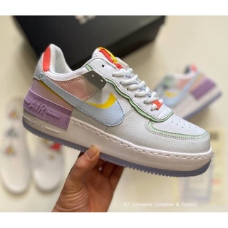 Air Force 1 Shadow สีพาสเทลน่ารักๆ 💖 รองเท้าผ้าใบผู้หญิง สินค้าพร้อมกล่องใบเสร็จ