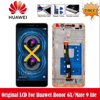 หน้าจอสัมผัสดิจิทัล LCD พร้อมกรอบ สําหรับ Huawei Honor 6X LCD GR5 2017 BLN L24 AL10 L21 L22 Honor6X Huawei Honor 6X