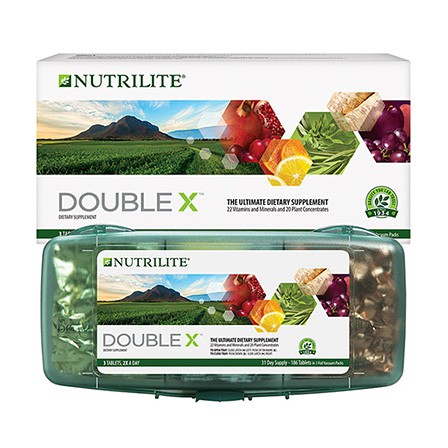 🍀Nutrilite Double X นิวทริไลท์ ดับเบิ้ลเอ็กซ์ แอมเวย์ Refill box 🍀(สินค้านำเข้าจากมาเลย์) แท้ 💯%