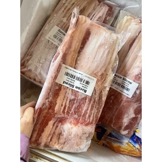 เบค่อนสไลด์ 1กิโลกรัม (NW600-800g) พร้อมส่ง 🥓🏆ราคาดีมาก รับตรงโรงงานผลิต💥 เบค่อนกรอบ เบค่อน 🚛เหมาค่าส่ง ฟรีกล่องโฟม!!