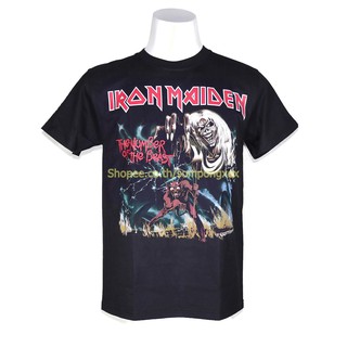 IRON MAIDEN เสื้อวง ไอเอิร์นเมเดน เสื้อวินเทจ เสื้อยืดไซส์ยุโรป SPX688