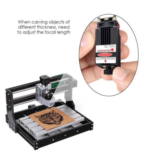 [156] B4-3 เลเซอร์ laser Head - 5500mW 445nm Blue Laser-CNC 12VDC.