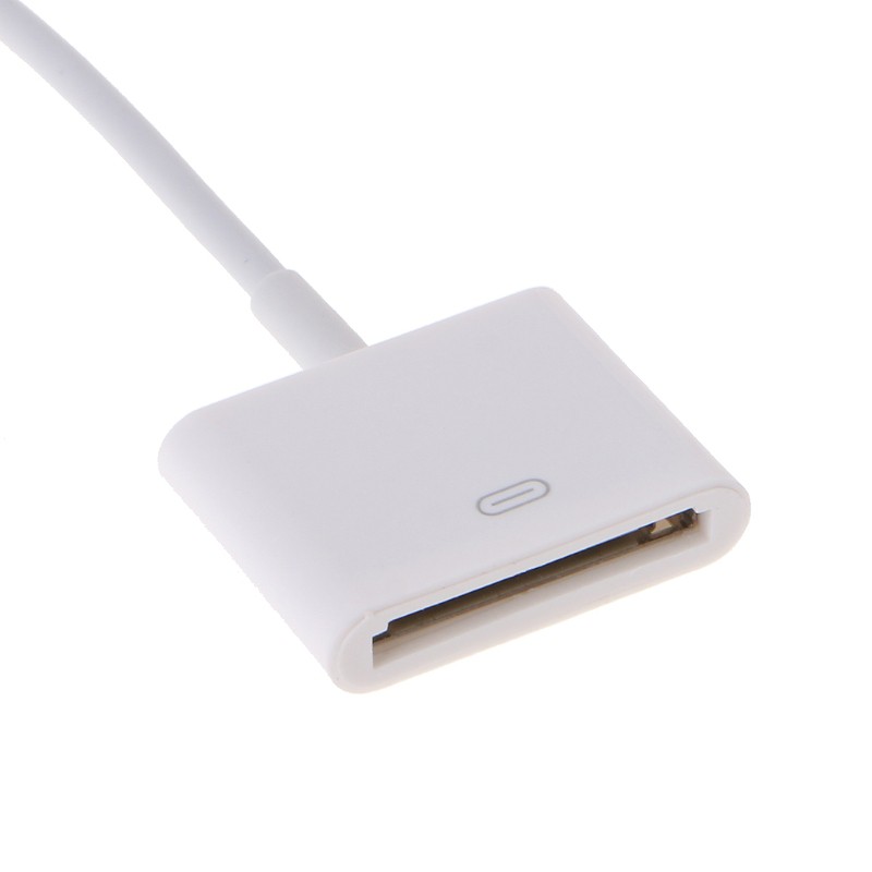 Zzoneiphone 4S 30 Pin Female to 8pin Lightning Male อะแดปเตอร์สำหรับ iPhone iPad #5