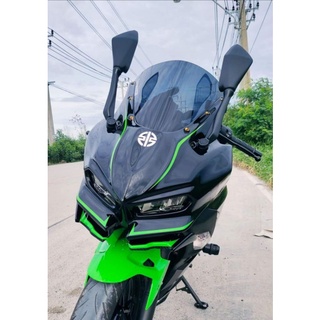 🔥ชุดครอบหน้า H2R ใส่Ninja400 วัสดุงานพลาสติก abs