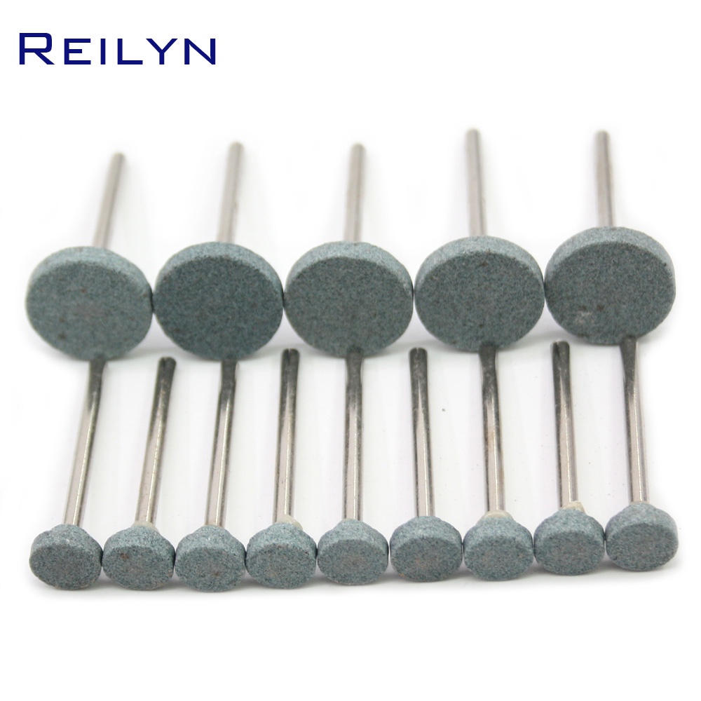 ขัดบด Bits Shank 3 มม.10 มม.20 มม.ขัดล้อทรายคริสตัลขัดบล็อกขัดขัด Trimming Bits สําหรับ Dremel