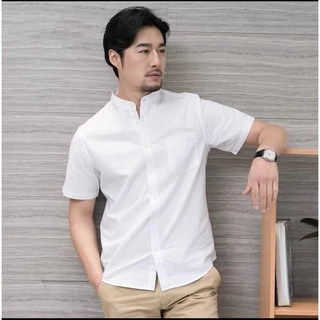 เสื้อเชิ้ตคอจีน ผ้า Oxford by bonne.chance