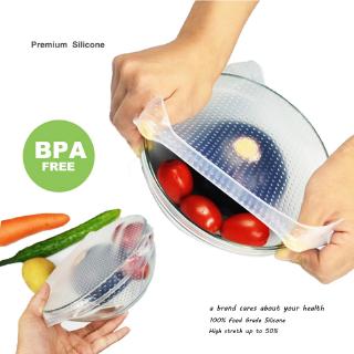 Multi-funcional Silicone Wrap Seal Vacuum Food Fresh Magic Wrap Kitchen Gadget