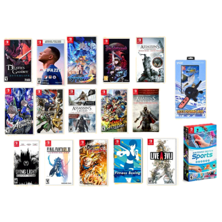 รวมเกมส์แนะนำ Nintendo Switch Games Hits (เกมส์ยอดนิยมของ Nintendo Switch) (แท้มือ1 พร้อมส่ง)