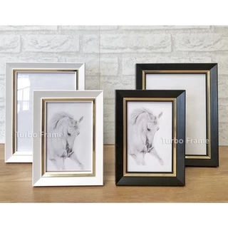 กรอบรูปTURBO FRAME เพื่อใส่ใบประกาศ ขนาด A4, 8x10", 8x12", 10x12", 11x14", 10x15" พร้อมกระจกใส+ขาตั้ง+หูแขวนผนัง(DB-888)