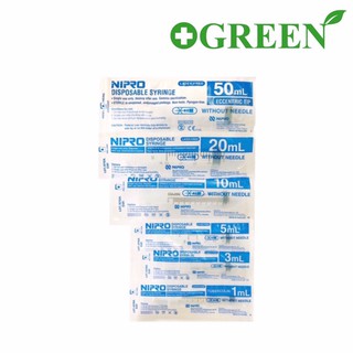 (10 ชิ้น ) Nipro Syringe ทุกขนาดพร้อมส่ง