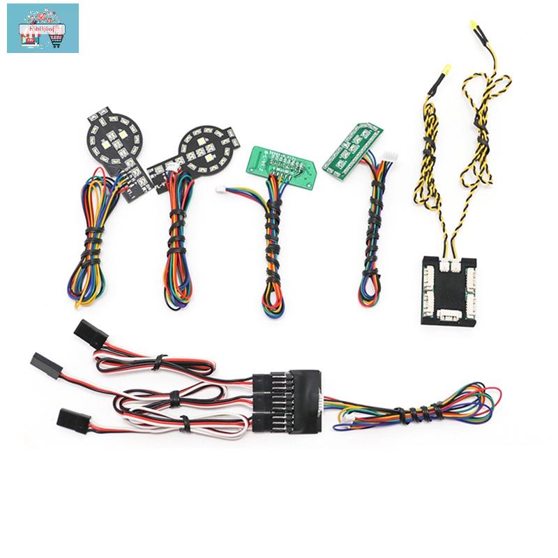 ระบบไฟ LED ด้านหน้าและด้านหลังโคมไฟกลุ่มสําหรับ Traxxas TRX4 2021 Bronco 1/10 RC Crawler ไฟเลี้ยวรถไฟเบรค