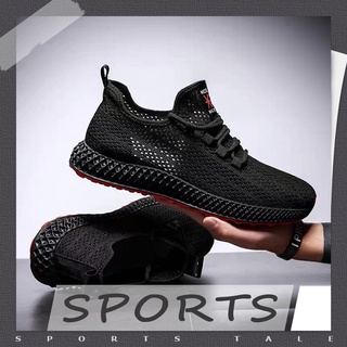 GFShop  🦅🔥ขายดีตลอดกาล หนุ่มๆไม่ควรพลาดรองเท้าผ้าใบแฟชั่น ทรงสปอร์ต สีดำเข้ม ดุดัน สุขุม ดูดีสุดๆเลยน๊าา🕶