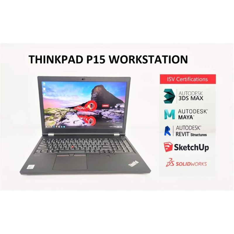 Lenovo Thinkpad P15 Workstation CPU: Core i9 + GPU: QUADRO RTX5000 16GB + จอ 4K