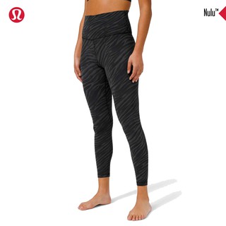 กางเกงโยคะ เทรนนิ่งเอวสูง Lululemonของแท้!!รุ่นAlign™ Pant 25นิ้ว- Le Tigre Camo Deep Coal Multi(ไม่ใช่งานจีน)