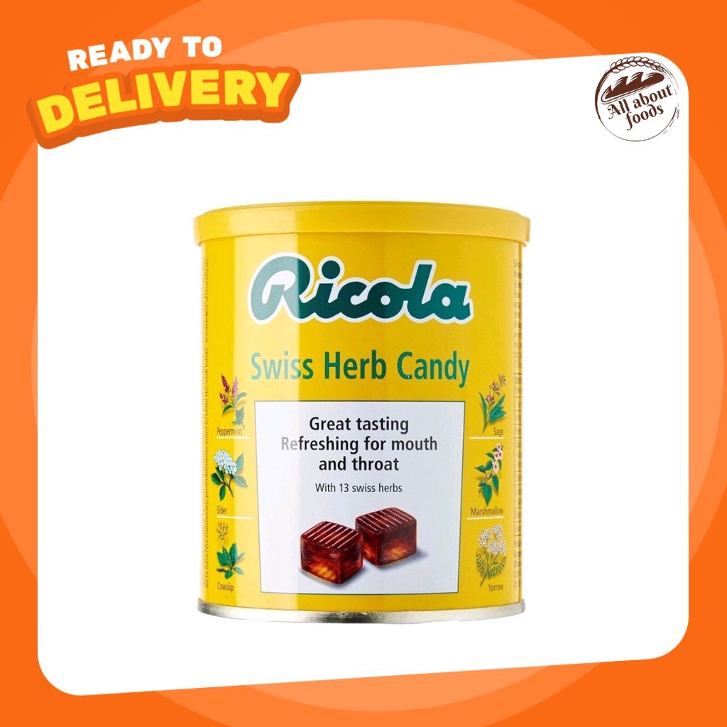 Ricola Swiss Herb Candy Original Herb 250 g. ริโคล่า ริโคลา ลูกอมสมุนไพร 250 กรัม