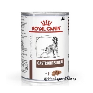 (กระป๋อง) Royal canin Gastro intestinal 400 g สุนัข ถ่ายเหลว  การย่อยการดูดซึมอาหารผิดปกติ