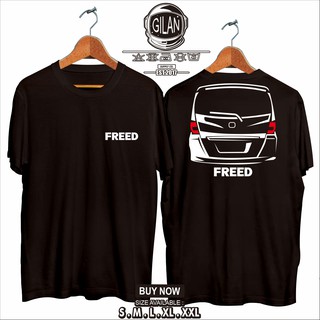 เสื้อยืด ลาย Honda Freed Rear Automotive Racing