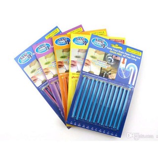 Sani Sticks แท่งทำความสะอาดท่อน้ำมหัศจรรย์ ทะลุทะลวงทุกสิ่งอุดตัน แพ๊ค 4 สี