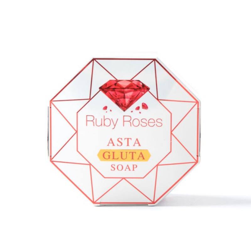 Ruby Roses Asta Gluta Soap สบู่รับบี้โรส  1 Pcs