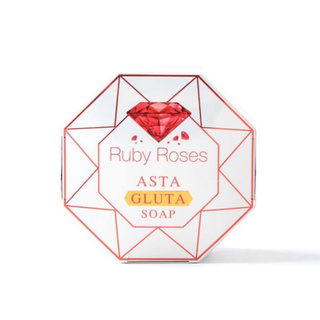 Ruby Roses Asta Gluta Soap สบู่รับบี้โรส  1 Pcs