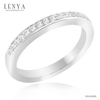 Lenya Jewelry แหวน ETERNAL ประดับด้วย SWAROVSKI ZIRCONIA สีขาว สวยคลาสสิค