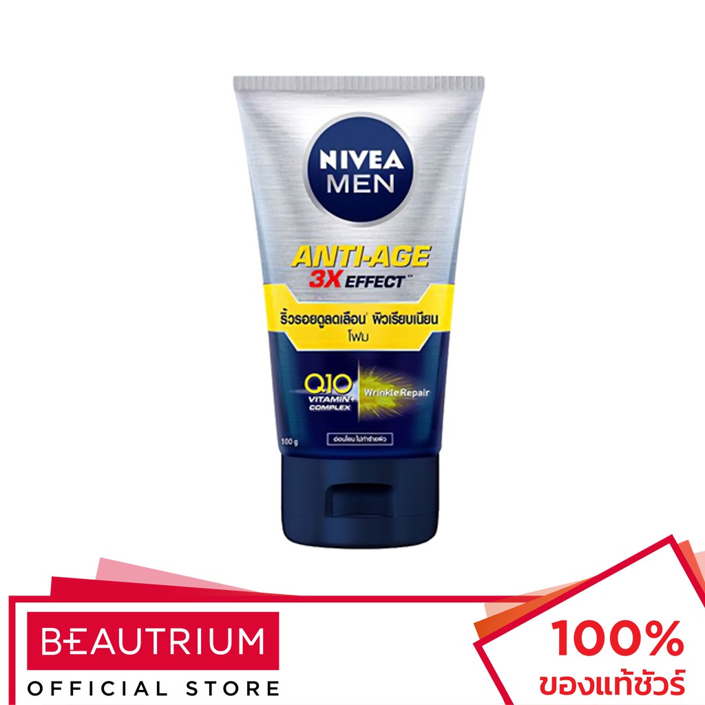 NIVEA Men Anti-Age Foam โฟมล้างหน้า 100g