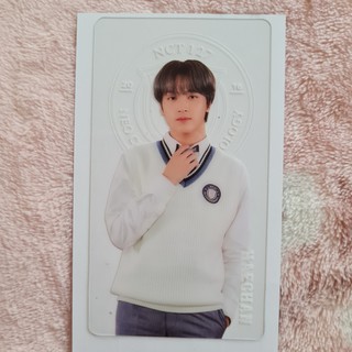 [พร้อมส่ง] โฟโต้การ์ด ที่คั่นหนังสือ แฮชาน Haechan NCT127 Back to School Kit 2021 Clear Bookmark Photocard