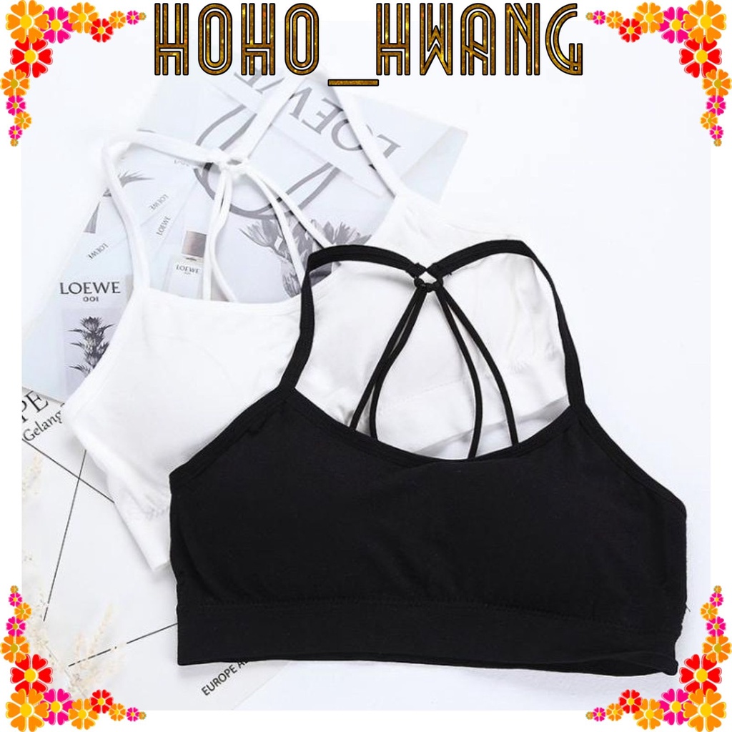 HOHO_HWANG (B-57) Sport Bra Push Up Gym ฟิตเนสยิมนาสติก Zumba Jogging โยคะชุดชั้นในคุณภาพสูง
