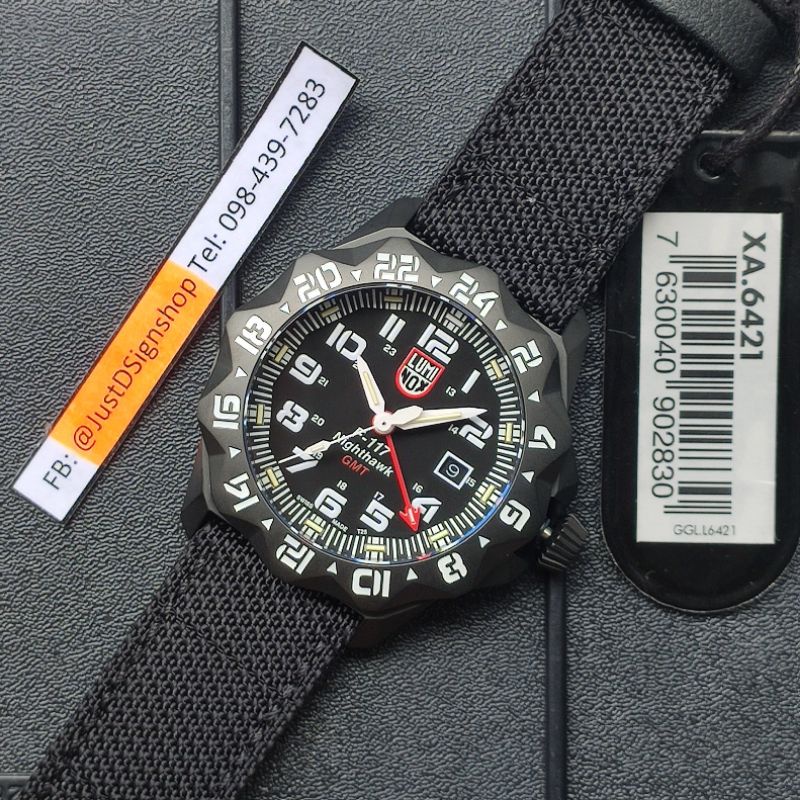 Luminox 6421 ,F-117 Nighthawk (ตัวเรือนสเตนเลส) ของแท้ ของใหม่ มือ1 (เงินสดลดเยอะ)