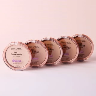(ส่งฟรี) BYS Cosmetics Full Coverage Matte Base Pressed Powder 8 g. แป้งพัฟเนื้อแมตต์ คุมความมัน