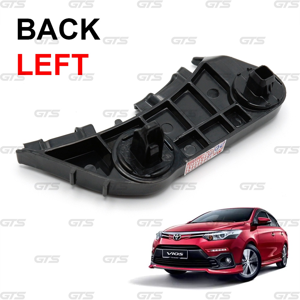 พลาสติก ยึดกันชนหลัง ขายึดกันชนหลัง อันเล็ก สีดำด้าน สำหรับ Toyota Vios Belta Sedan Gen3rd ปี 2013-2016