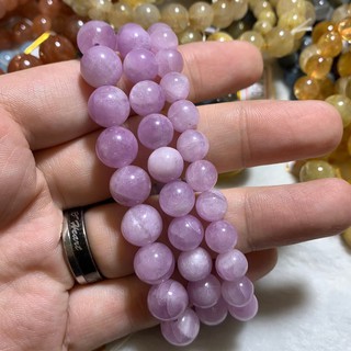 กำไลข้อมือ คุนไซต์ Kunzite (เกรดพรี่เมี่ยม) *หินแท้ หินธรรมชาติ*