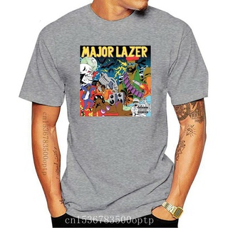 เสื้อยืด แขนสั้น พิมพ์ลายโลโก้ Major Lazer Guns Dont Kill People ทรงหลวม สําหรับผู้ชาย ไซซ์ S M L XL 2XL 3XL