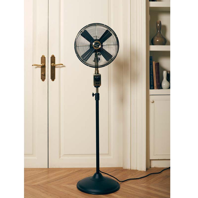 พัดลมเหล็ก Bungalow Stand Fan 12 3 Speed (Bronze Grill / Black Base
