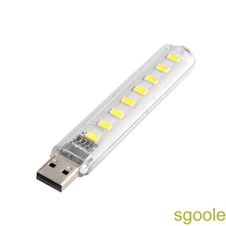 [sgoole]USB Night Light Portable Light 3000K 7000K Transparent USB Lamp for Computer Laptop