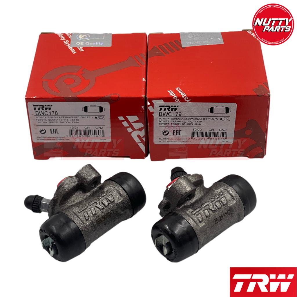 TRW กระบอกเบรคหลัง Toyota Corolla EE90 AE92 AE101 EE101 AE110 AE111 AE112 Corona ST171 11/16 , BWC178 / BWC179