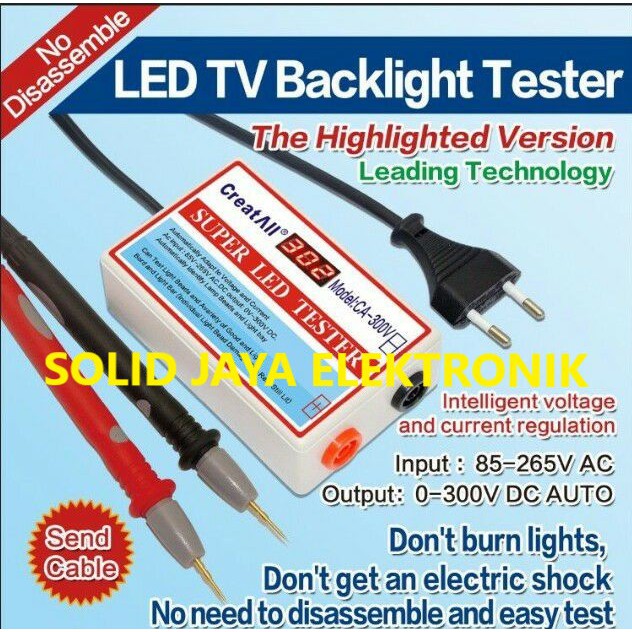 BACKLIGHT TESTER TEST TOOL BL LED BACKLIGHT BL AUTOMATIC LED TV TEST TOOL BACKLIGHT LAMP