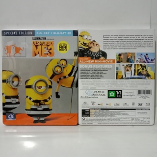 Media Play DESPICABLE ME 3/ มิสเตอร์แสบ ร้ายเกินพิกัด 3 (Blu-Ray 2D+3D STEELBOOK) / S16328RFS