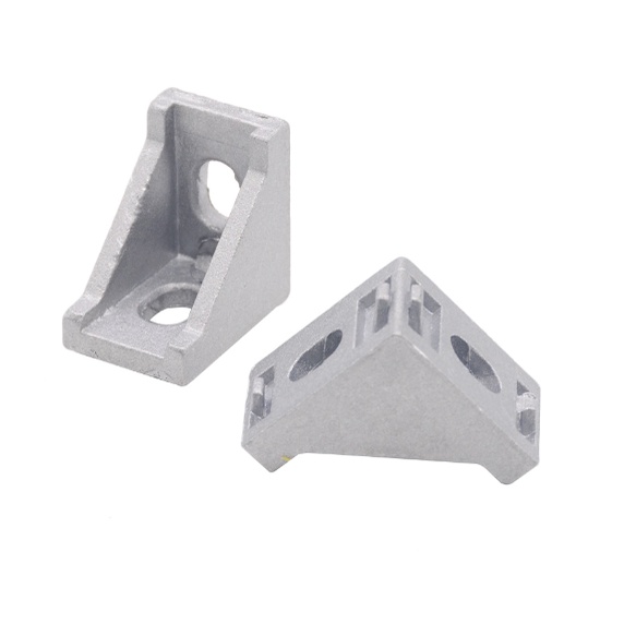 (4pcs) Aluminium Profile Corner Bracket - 1720, 2028 Gusset Element - Angle Bracket Connector For Al